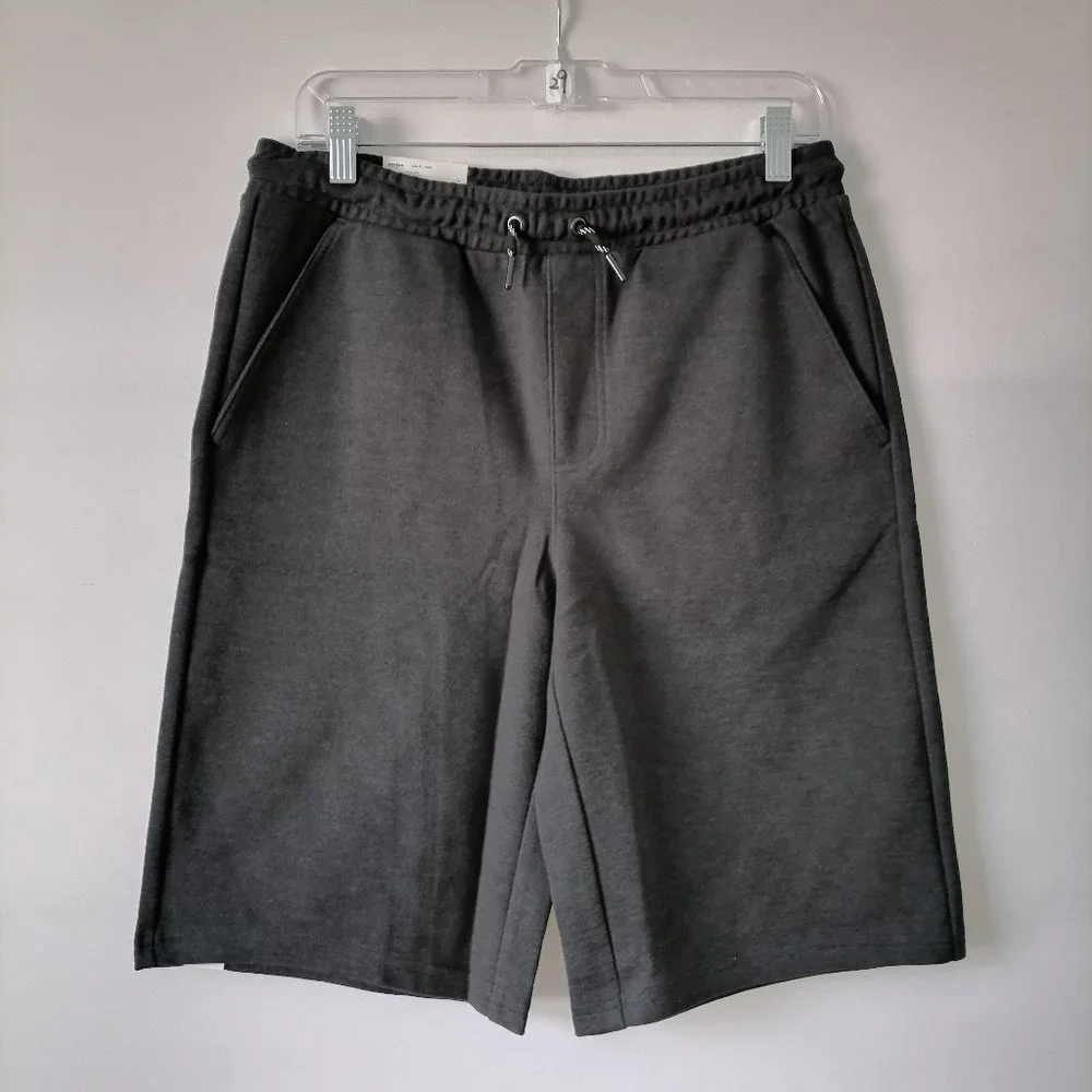 NWT Sonoma Boys Black Stretch Knit Jogger Shorts Size XL 18/20